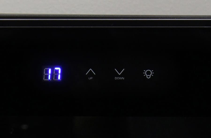 ルフィエール PELTIER12 の操作パネル